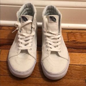 White High Top Vans